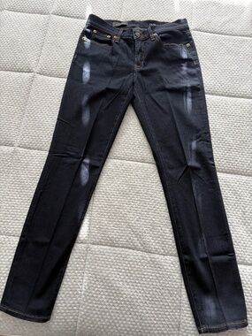 J Crew Toothpick Dark Rinse Jeans